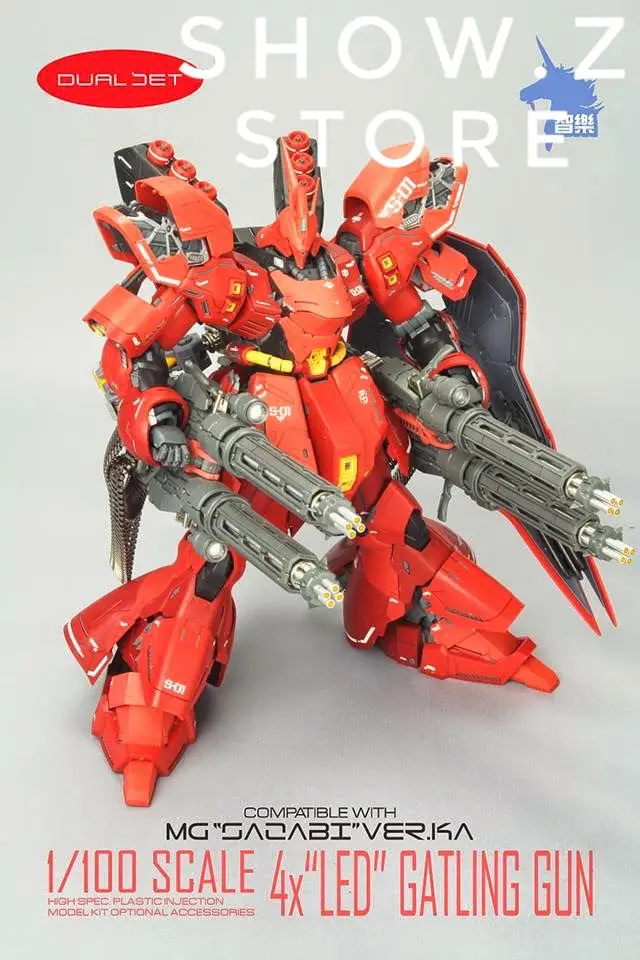 [Show. Z магазин] Жиль ZL MG 1/100 4X Sazabi MSN 04 пулемет Гатлинга добавить на Комплект w