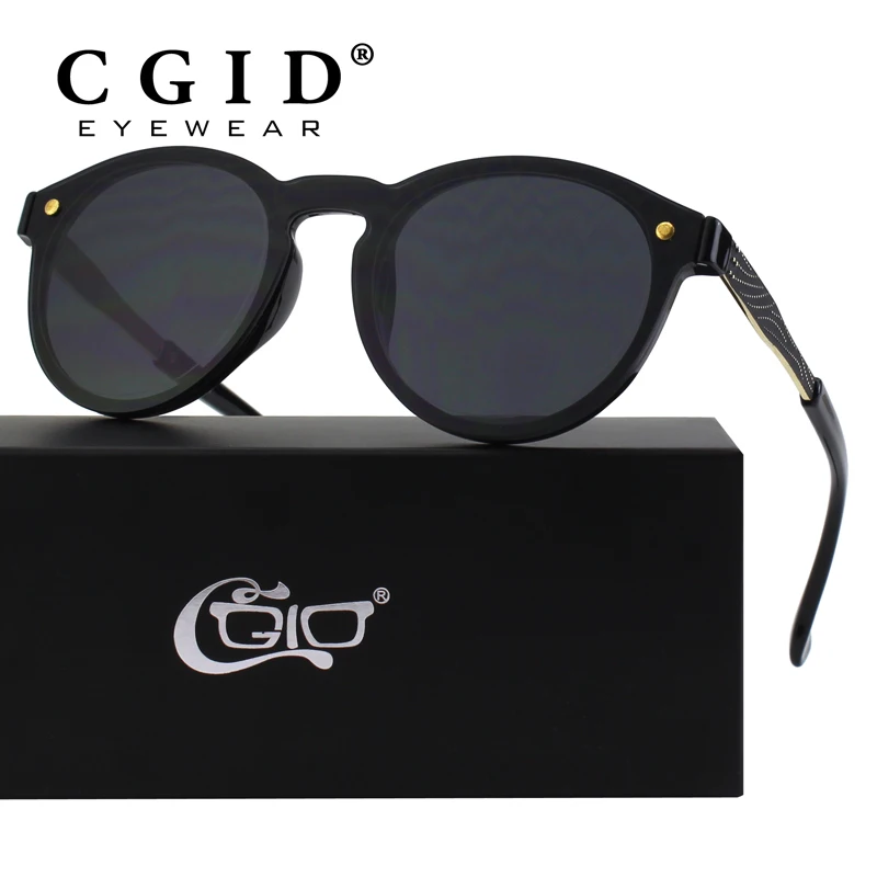 CGID Для женщин солнцезащитные очки для Овальный Модные женские мужчин ретро