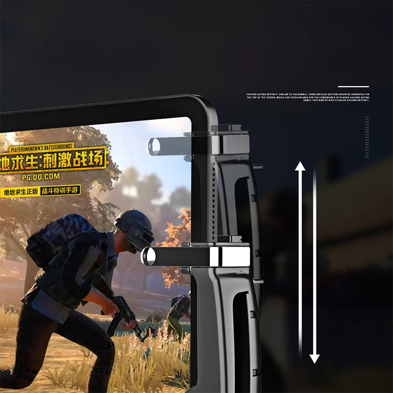 AKPAD PUBG игровой контроллер геймпад джойстик триггер Кнопка Бесплатный пожарный шутер геймпад для iPad планшета iPhone Android мобильного телефона