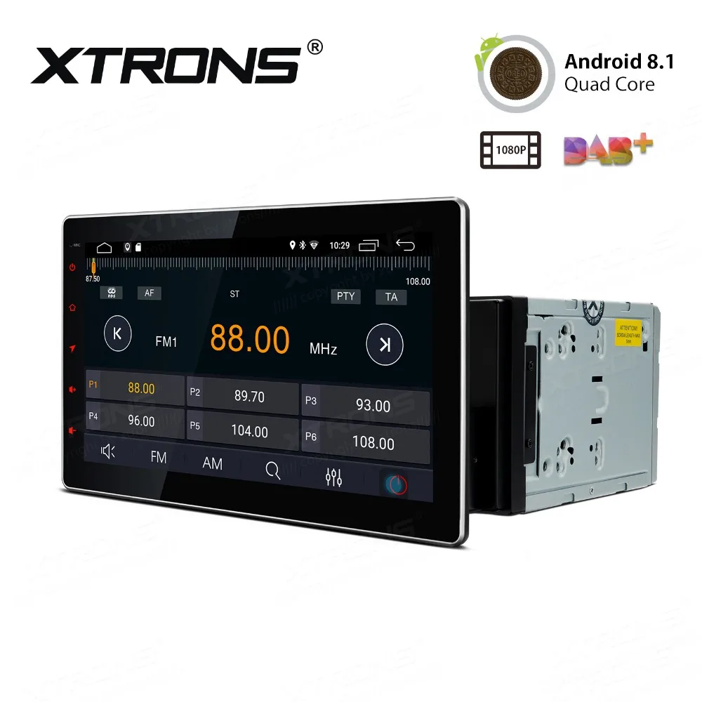 XTRONS Универсальный 10 1 &quotголовное устройство Android 8 Автомобильный мультимедийный