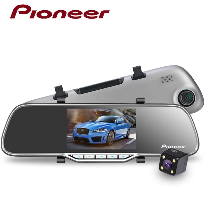 Pioneer 4 3 &quotавтомобиль двойной объектив тире камера с ночное видение зеркало