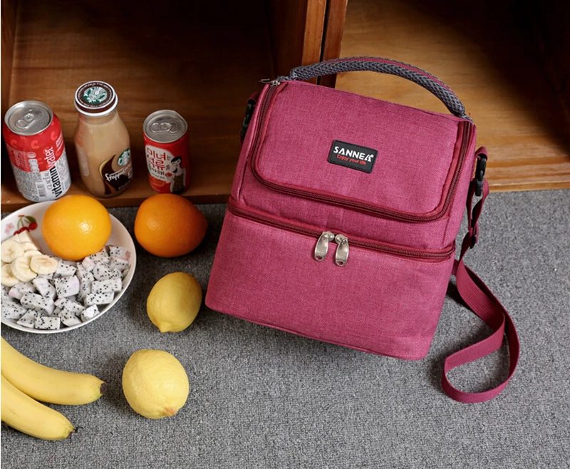 Горячая Распродажа Ланч бокс Женская теплоизолированная Сумка тоут сумка