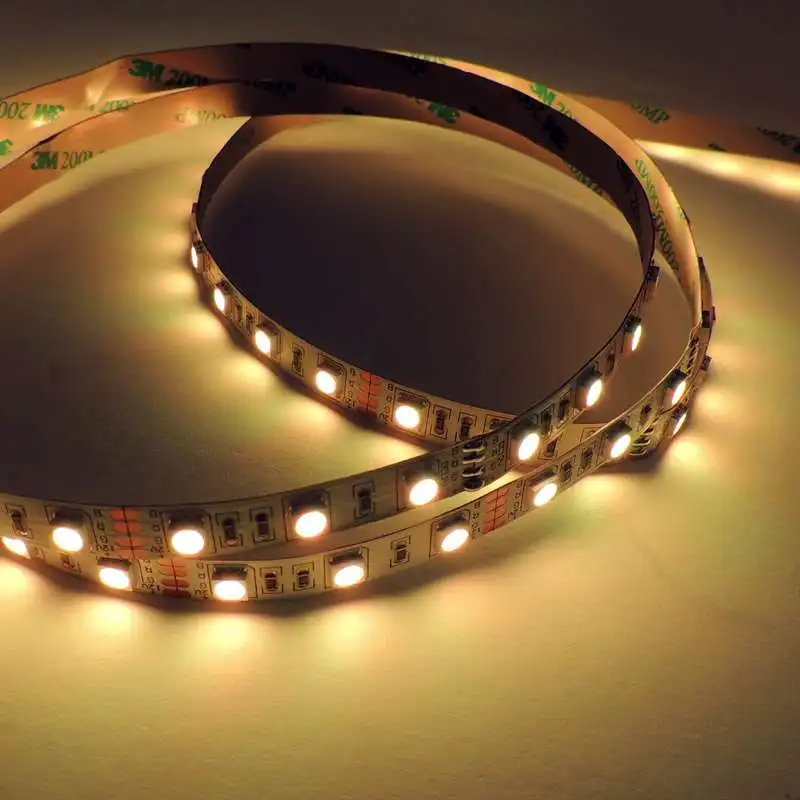 новогодние украшения 5050 RGB светодиодные полосы 5 м roll 60leds/м двойной pcb 3 фишки DC12V