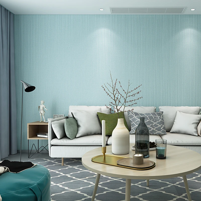 Шикарные современные модные обои в полоску для гостиной простые однотонные