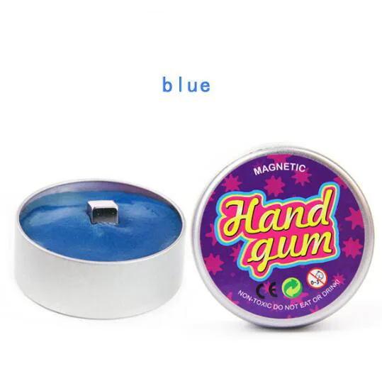 Ручной Шпатлёвки бренд DIY слизь Playdough Магнитный резиновые грязи сильный