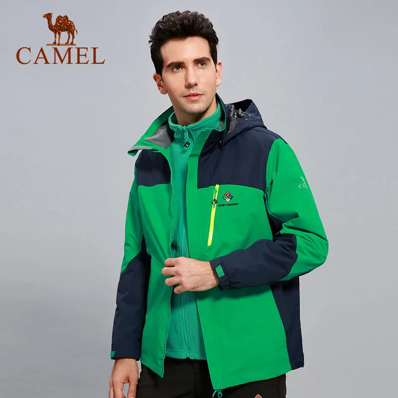 CAMEL зимняя куртка для мужчин и женщин 3 в 1 активного отдыха походов теплая