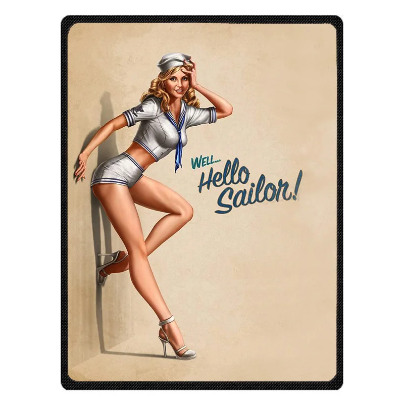 Женское теплое Флисовое одеяло Pin Up 150x125 см супермягкая фланелевая Манта для