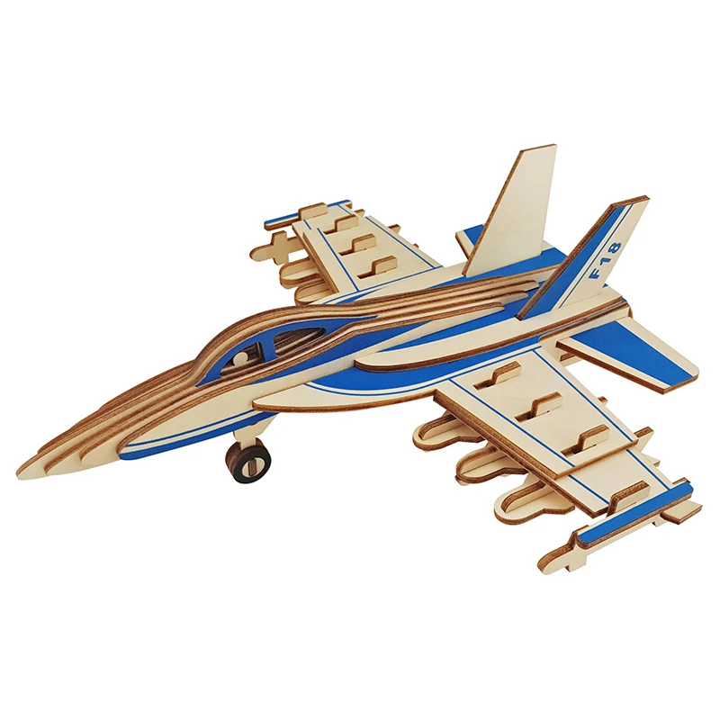 Модель самолета F 18 модель 3D diy деревянная n модели кораблей моделирование diorami