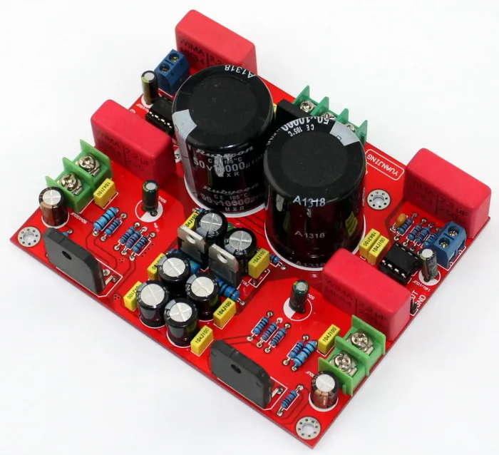 

Assembly LM3886+NE5532 Power Amplifier Board 68W+68W Stereo HiFi Audio Amp Board YJ00195
