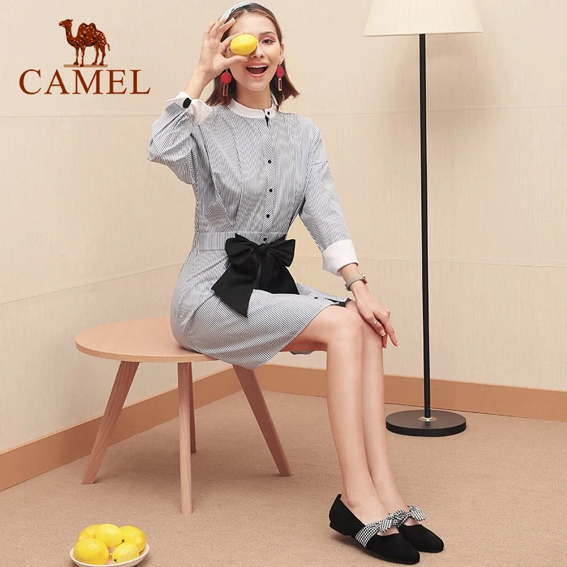 CAMEL/новые весенние женские тонкие туфли для женщин Модные Повседневные