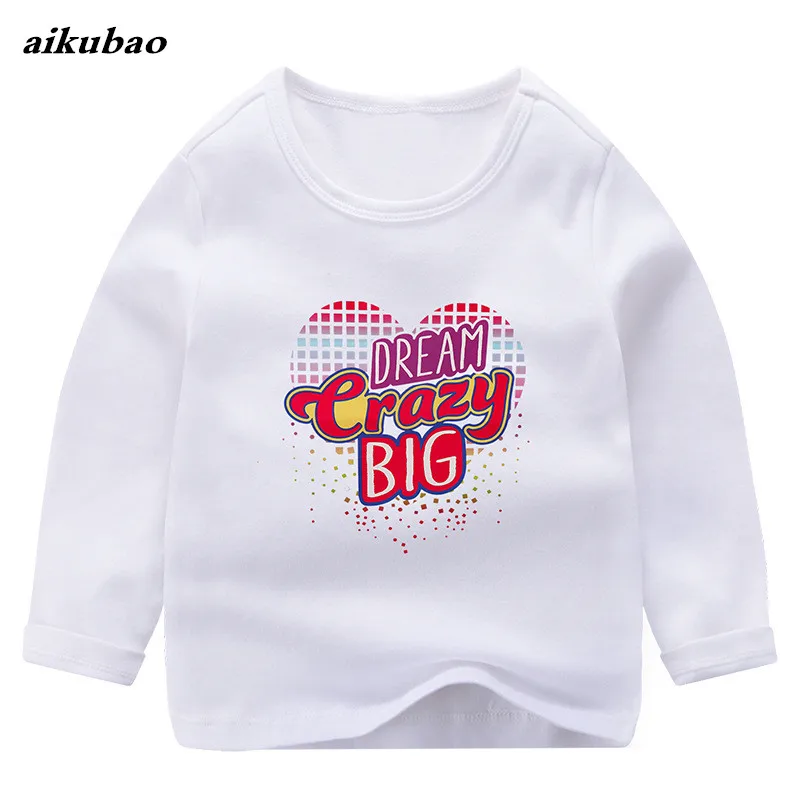 2018 Новый Весна и Осень детская футболка с длинными рукавами для мальчиков