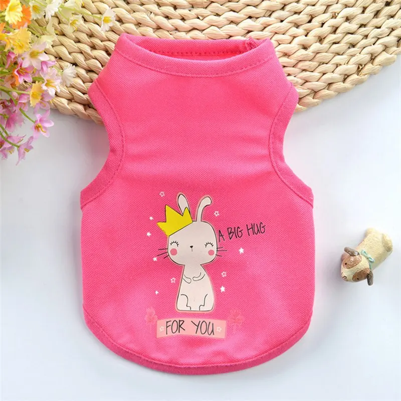 Одежда с динозавром Kawaii рубашка милой собакой летняя одежда для собак XXS из