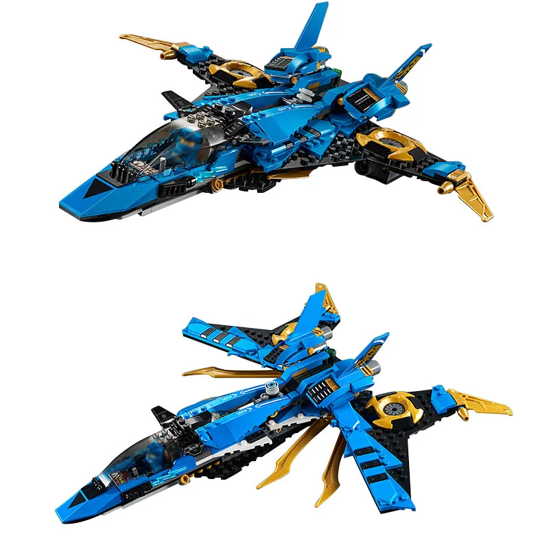 Legoings Новинка! Супер герои 70668 модель Jay's Storm Fighter космический корабль войны