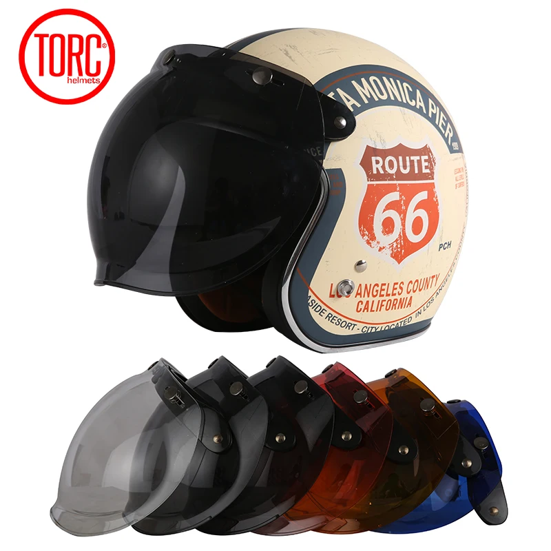 TORC шлем каско capacete винтаж мотокросс шлемы T57 мото кафе racer мотоцикл скутер 3/4 ретро