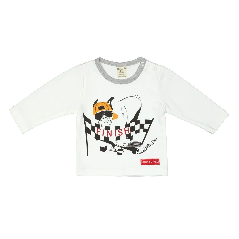 Кофта Lucky Child арт. 44 13 (Крутой парень) [сделано в России доставка от 2 х