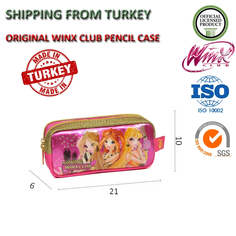Пенал Winx Club 62182/62205 ручка для девочек сумки школьные принадлежности карандаш