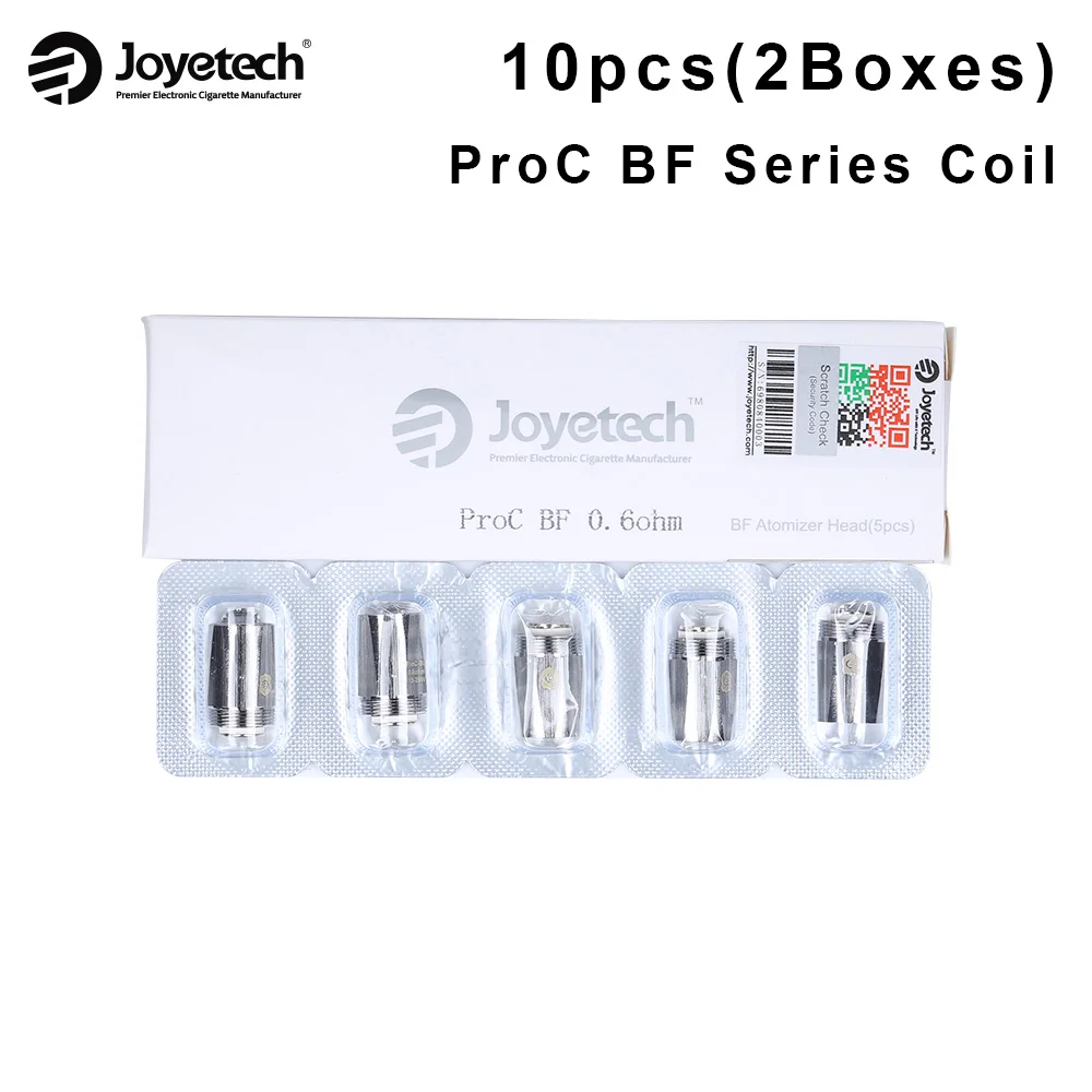 10 шт. оригинальная серия Joyetech ProC BF катушка 0.5ohm 0.6ohm 1.0ohm 1.5ohm Vape для электронной