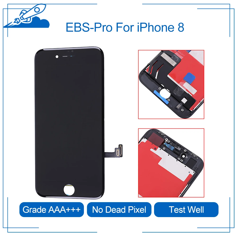 ЖК дисплей Elekworld EBS Pro для iphone 8 сменный дигитайзер без битых пикселей OEM