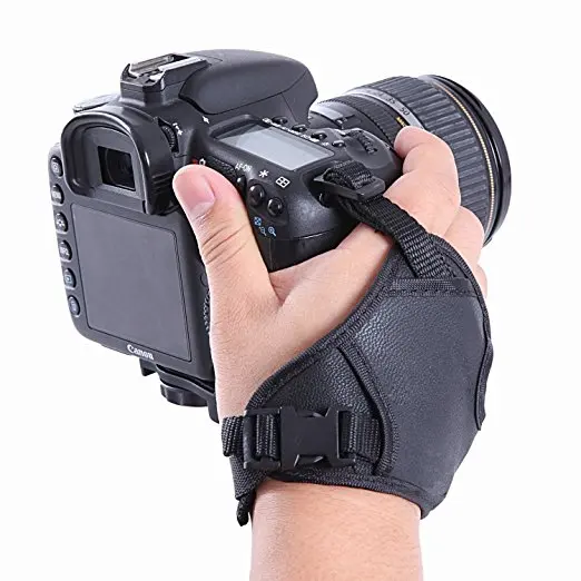 1 шт. Новый черный кожаный мягкий ремешок для камеры/рукоятка Canon Nikon Sony Pentax Minolta