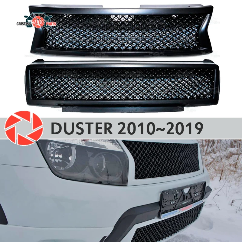 Решетка радиатора для Renault Duster 2010 2019 пластик АБС аксессуары защита Стайлинг