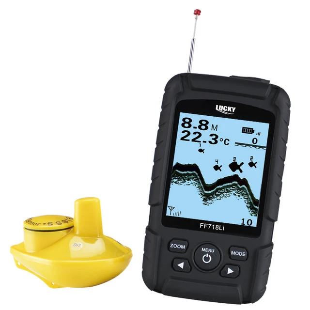 Купить FF718Li-W Lucky беспроводной эхолот для рыбалки эхолот Fish Finder Sonar For Fishing Sonar эхолоты рыбалка эхолот для рыбалки Fishing Sonar эхолот беспроводной лаки Lucky ...