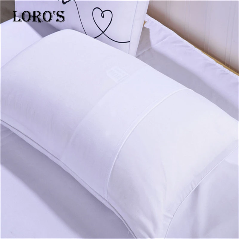 Романтическая наволочка с надписью I LOVE YOU белая Подарочная подушка для