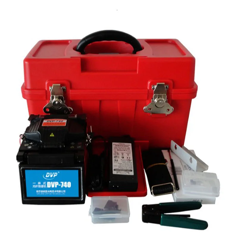 DVP-740 Mini FTTx Fusion Splicer оптоволоконные кабели и SOC Интегрированный держатель |