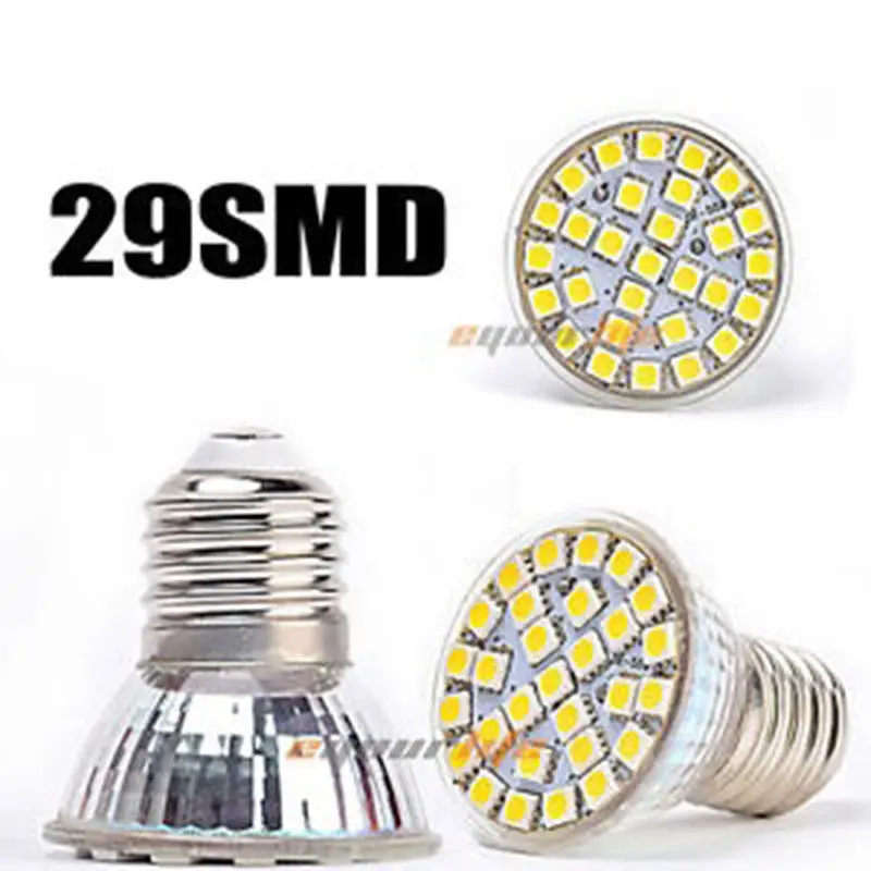 Светодиодная лампа прожектор MR16 GU10 E27 E14 точечная 2835 SMD 3W 220V для домашнего декора