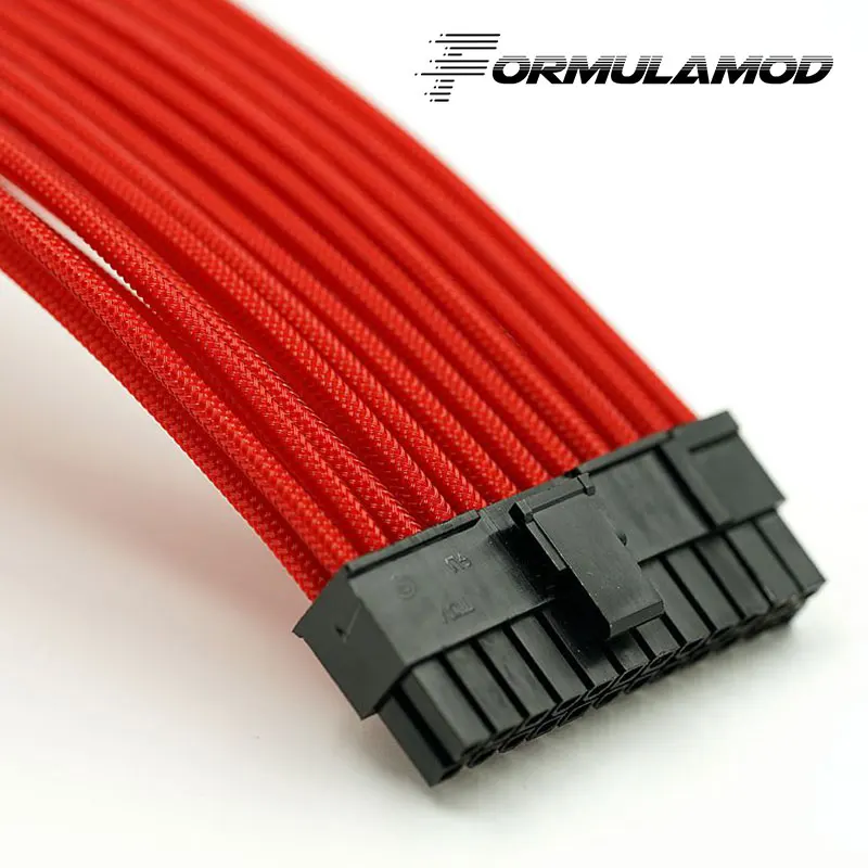 FormulaMod Fm ATX24P A ATX 24Pin материнская плата силовой удлинитель 18AWG многоцветной