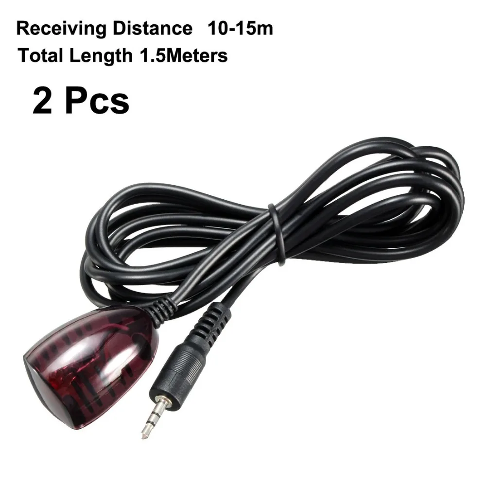 Uxcell 2 шт. 1 3 м/1 5 м кабель с одной головкой мм/3 мм разъем ИК инфракрасный пульт