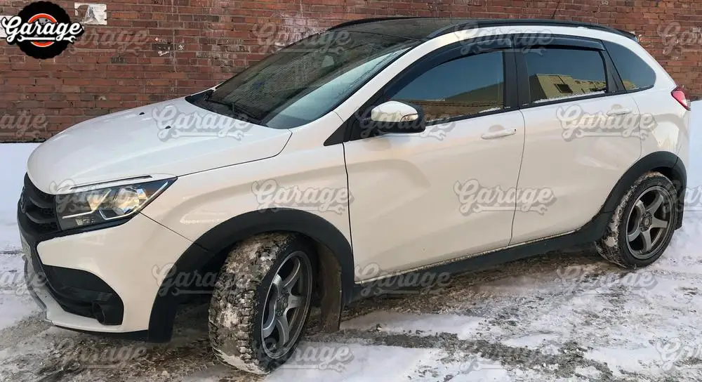 Веки для фар Lada X-Ray 2015- ABS пластиковые накладки ресничек бровей отделка аксессуары