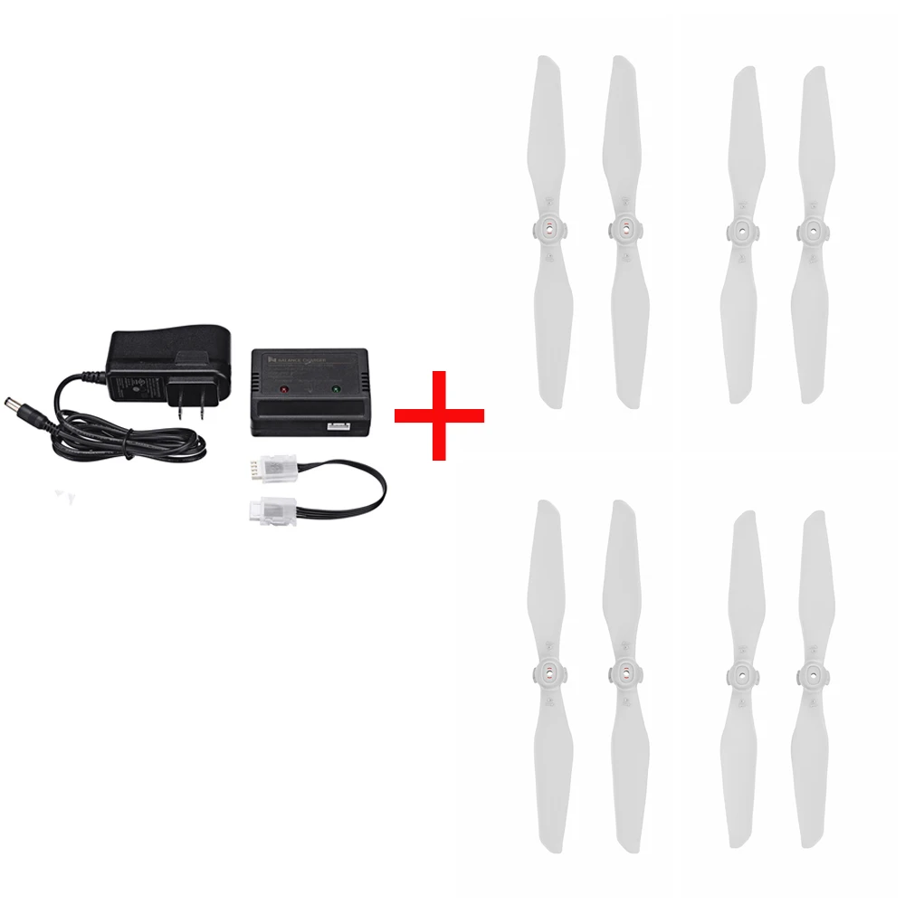 1 charger 2propeller FIMI A3 камера Дрон пропеллер/зарядное устройство набор 4 шт. A3 RC Квадрокоптер запасные части быстросъемный CW/CCW пропеллер зарядка - Цвет: 1 charger 2propeller
