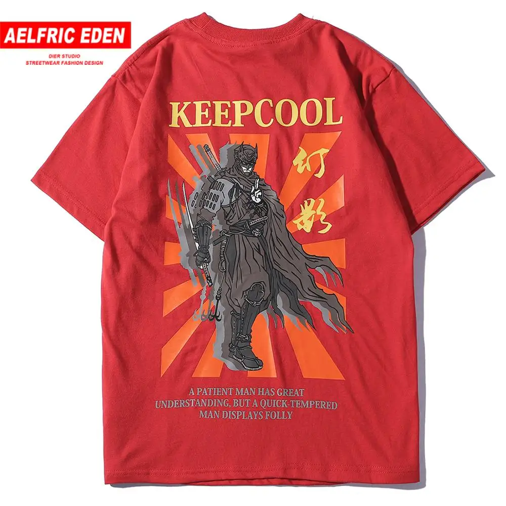 Мужская футболка в стиле хип хоп Aelfric Eden Повседневная хлопковая Футболка с