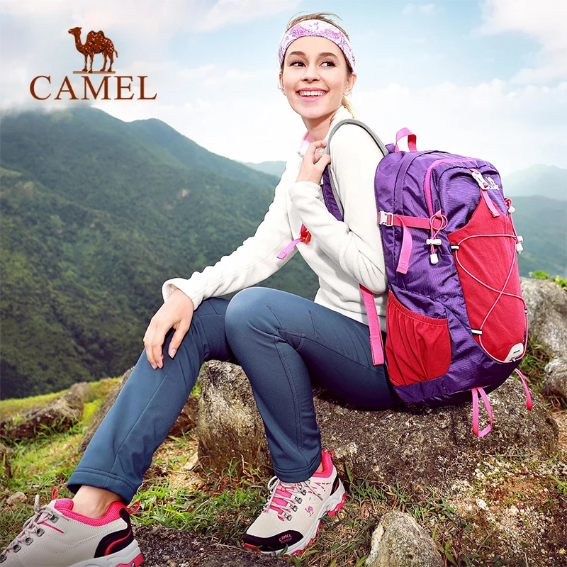 CAMEL мужские и женские уличные походные брюки Softshell ветрозащитные термо гибкие