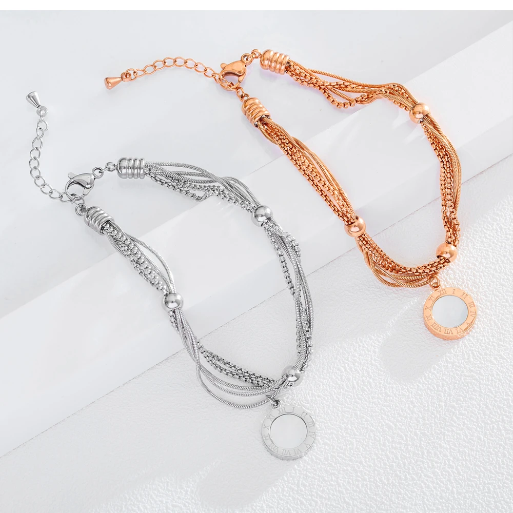 Мужской браслет из нержавеющей стали женские браслеты модный 2019