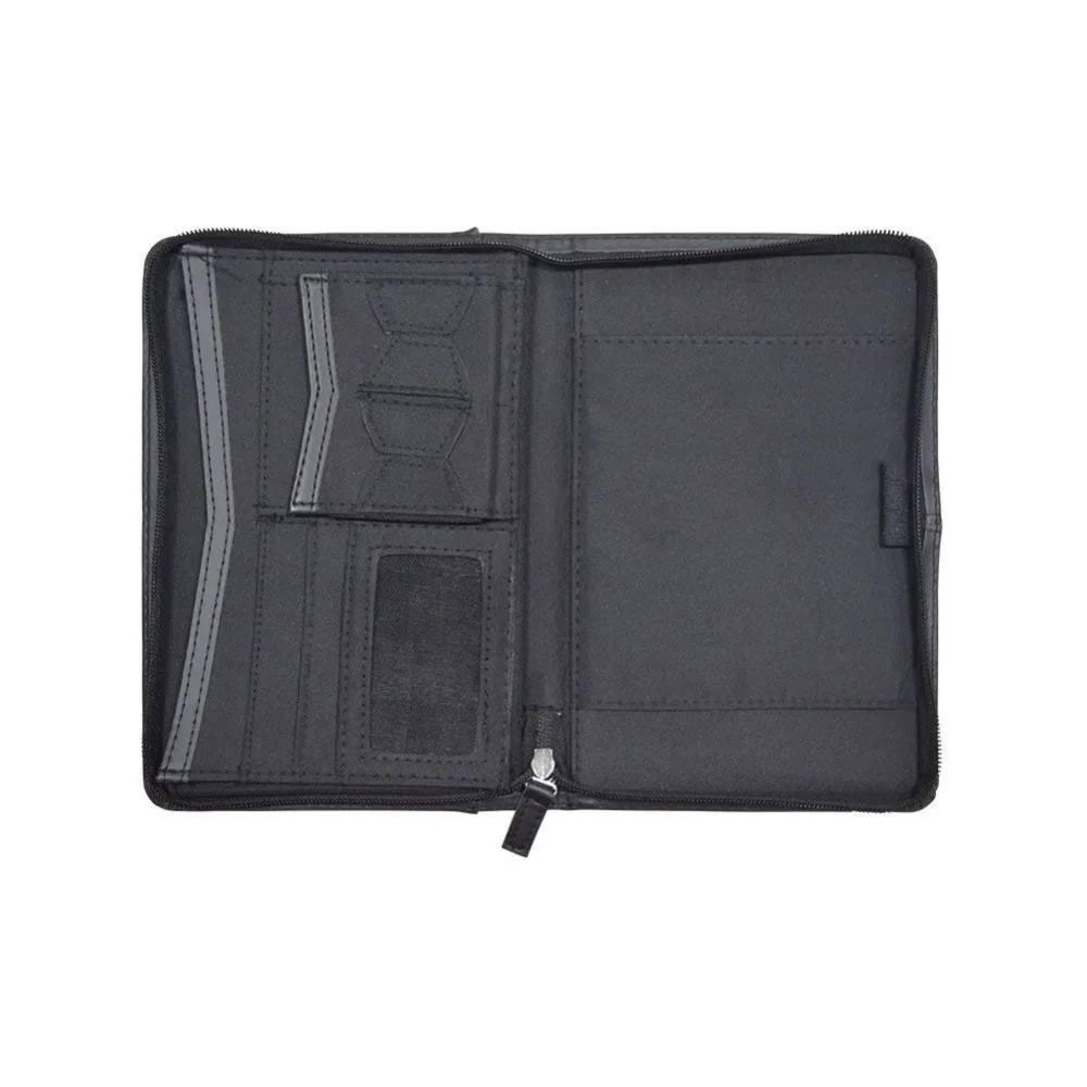 Godery Padfolio/портфель кожаный портфель на молнии папка 5x8 блокнот для письма