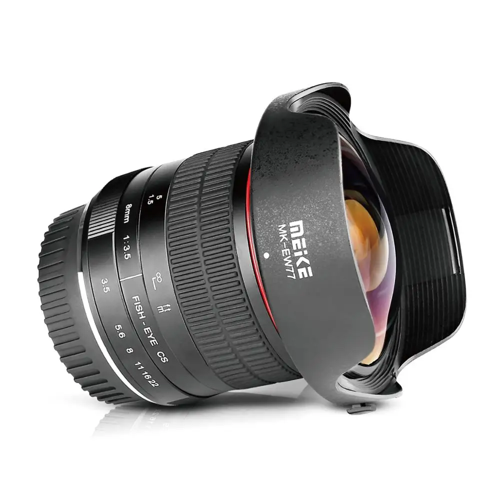 Meike 8 мм f/3 5 широкоугольный объектив &quotрыбий глаз&quot для камеры Nikon F с креплением