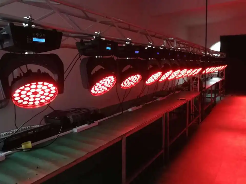 Без налога на заказ 8 шт. + 4 чехла Zoom Wash LED Moving head light 36x10 Вт rgbw 4в1 или 36x12 rgbwa 5в1 36x15 rgbwauv