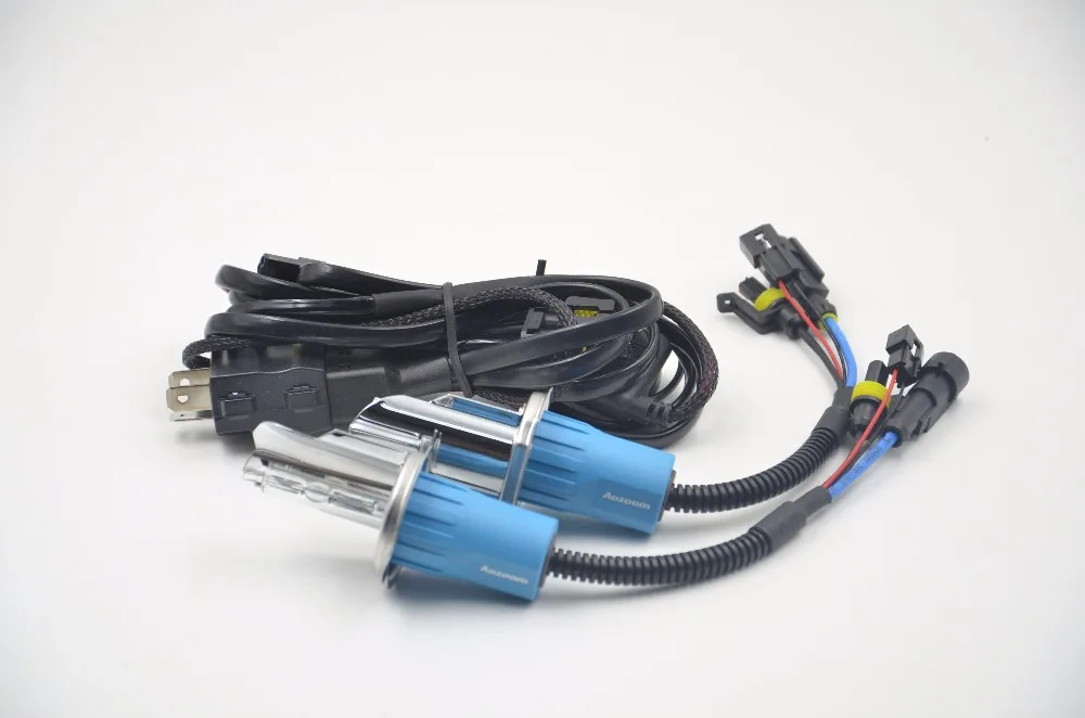 Aozoom Высокое качество 1 piar AC 12v 35w H4 высокая низкая лампа для автомобильных фар |