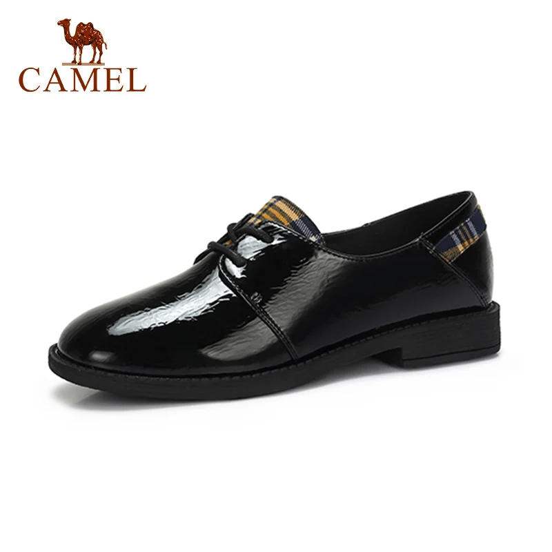 CAMEL New Women Retro Trend Single Shoes Fashion Leather Casual Dress For Laides Comfort Soft Pumps British | Обувь