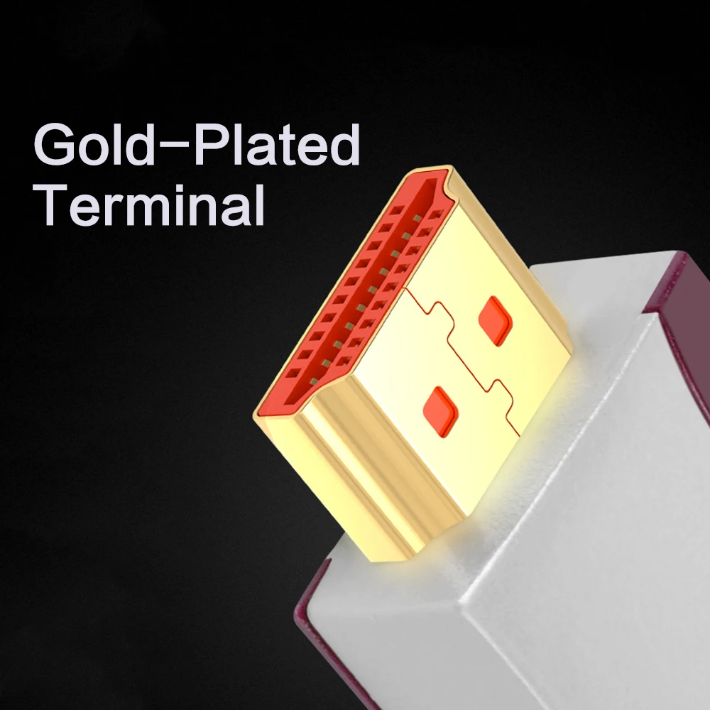 HDMI совместимый 2.0b кабель 4K @ 60Hz 18Gbs высокое качество посеребренный Core1M 3M 4M 8M по