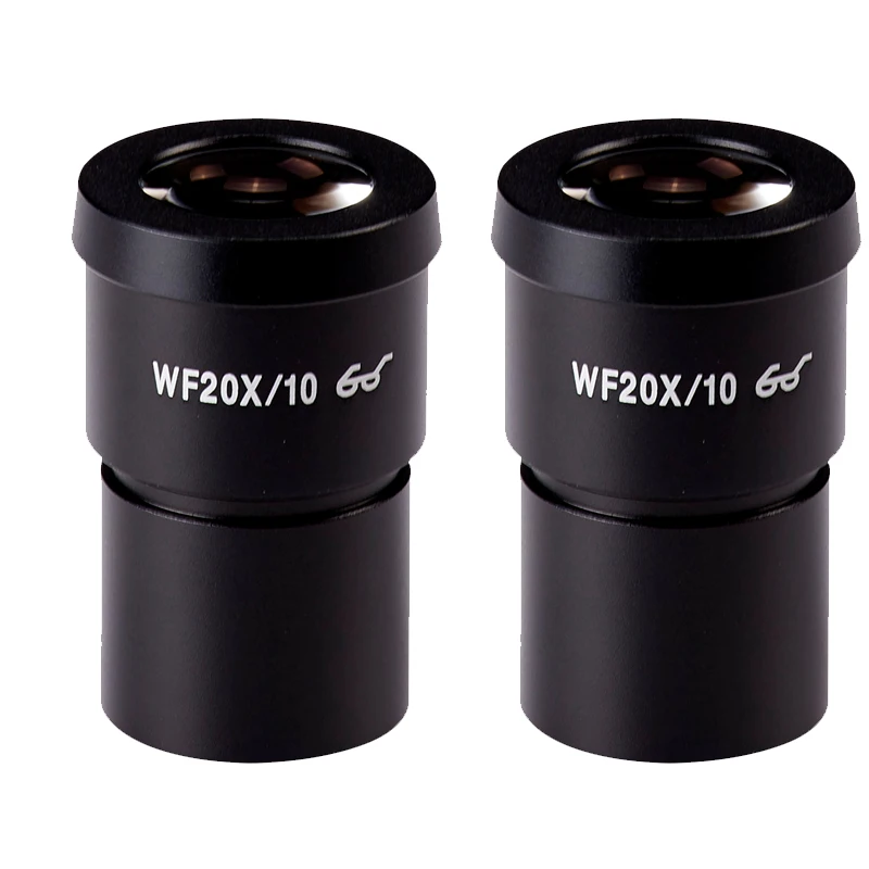 2 шт. широкоугольный окуляр для стереомикроскопа W10X/20 W15X/15 WF20X/10 WF25X/10 WF30X/9|Запчасти