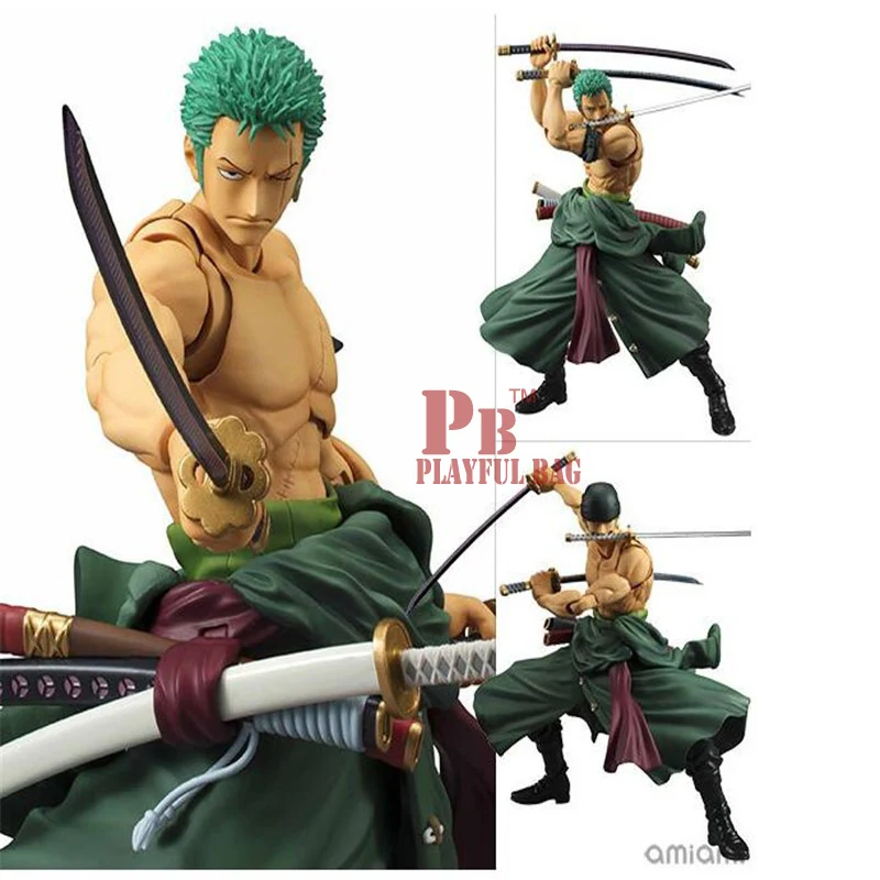 Фигурка Figma Roronoa Zoro из ПВХ, 18 см, цельная аниме фигурка, фигурка One Piece, SHF соломенная шляпа, Пираты CG33 от AliExpress RU&CIS NEW