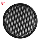 UXCELL черная металлическая сетчатая круглая крышка для автомобильного низкочастотного динамика диаметром 8 дюймов, защита для аудиоколонки, аксессуары для интерьера автомобиля