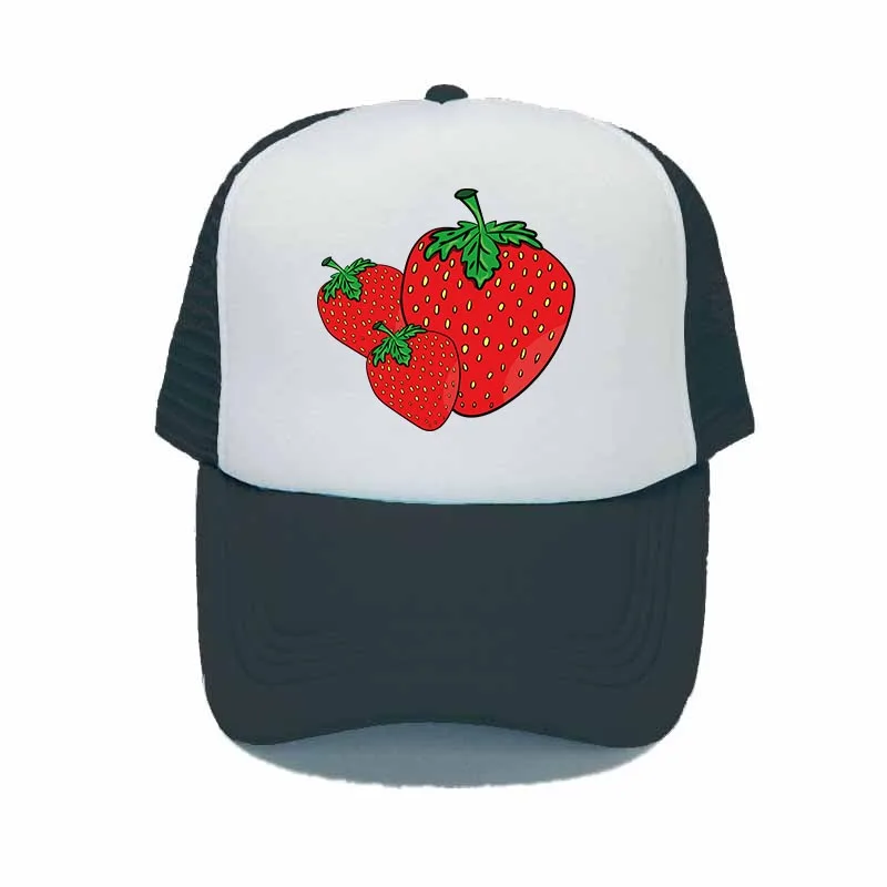 Новое поступление Весна Лето Досуг свежие фрукты Snapback шляпа магазин клубника