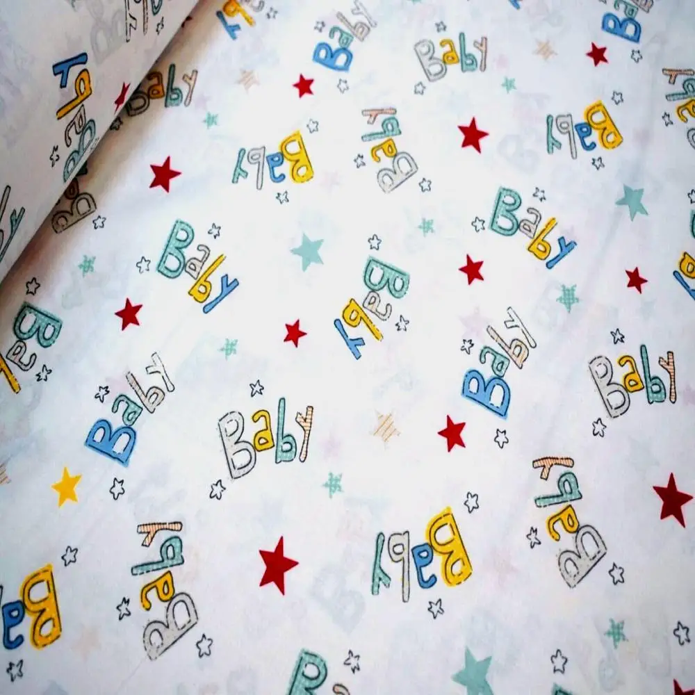 Baby Star Pattern Cotton Fabrics | Дом и сад