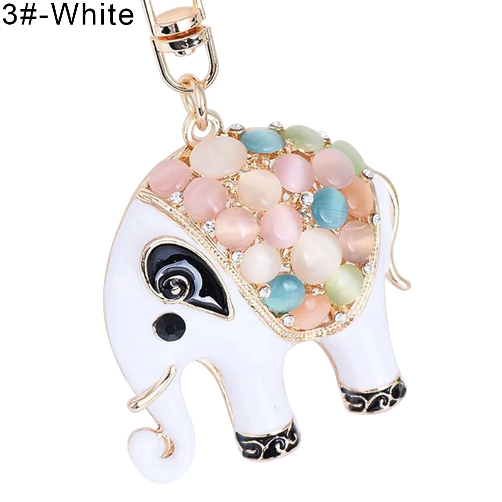Милый слон разноцветными стразами Для женщин автомобиль мешок брелок кошелек