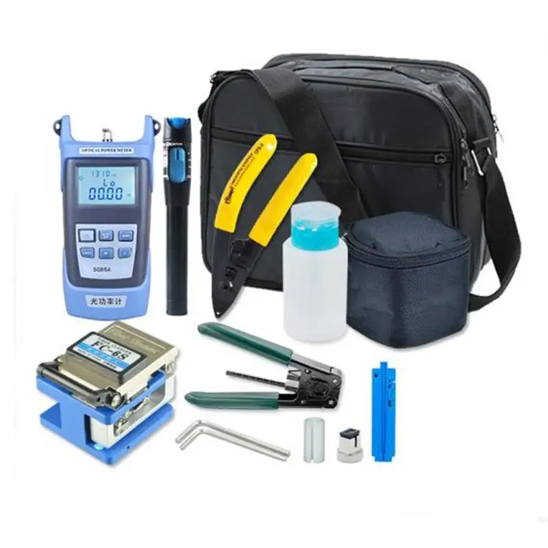 Новый волокно комплект инструментов для работы с оптическим кабелем FTTH FC-6S