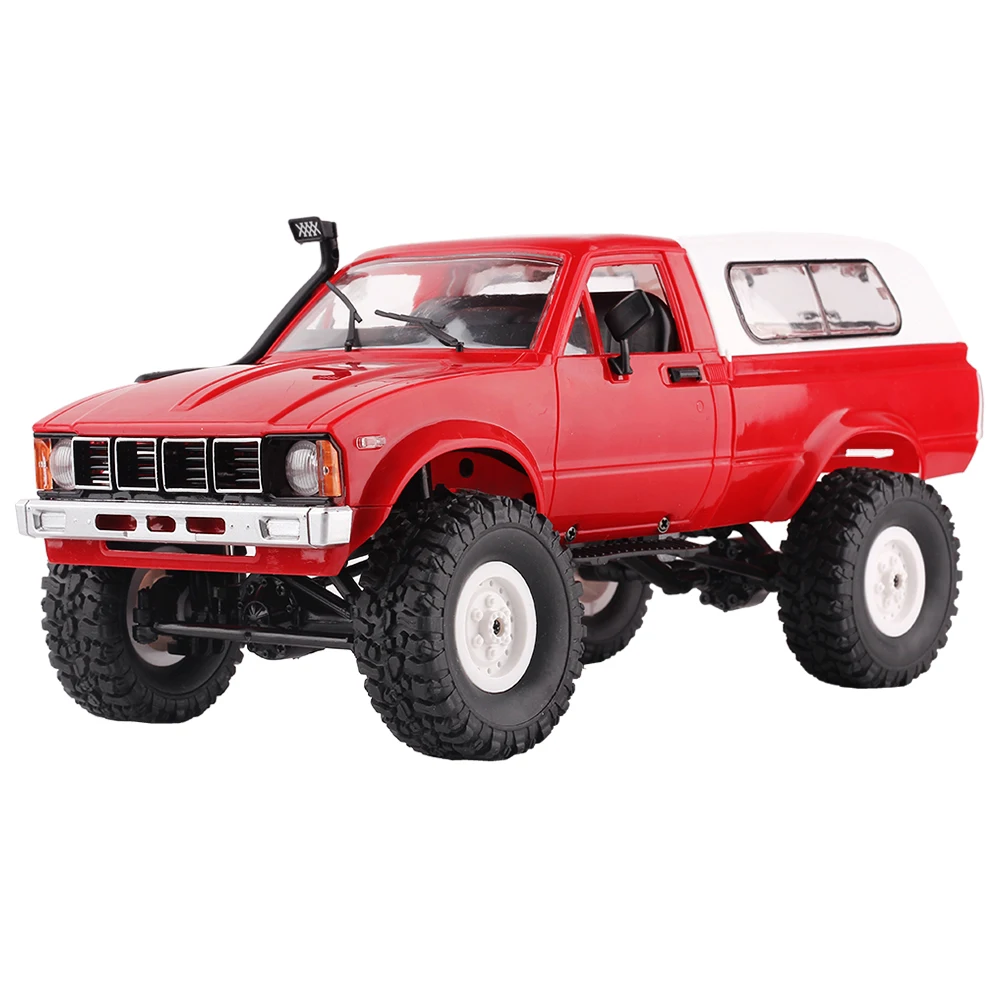 2,4G RC Гусеничный внедорожный автомобиль WPL C24 RC грузовик с дистанционным управлением автомобиль багги движущаяся машина 1:16 4WD дети на батарейках автомобили