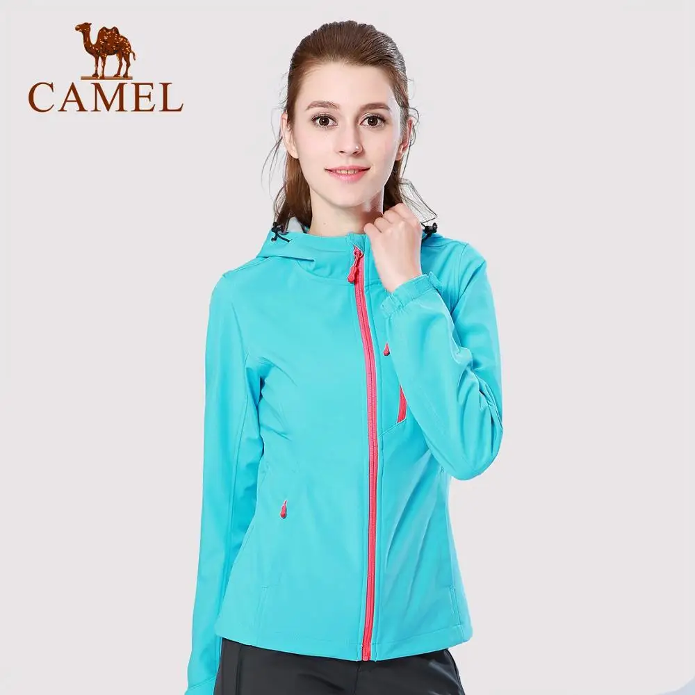 CAMEL, мужская, Женская флисовая куртка, ветрозащитная, водонепроницаемая, дышащая, термальная, для спорта на открытом воздухе, кемпинга, пешего туризма, куртка - Цвет: Female-Blue